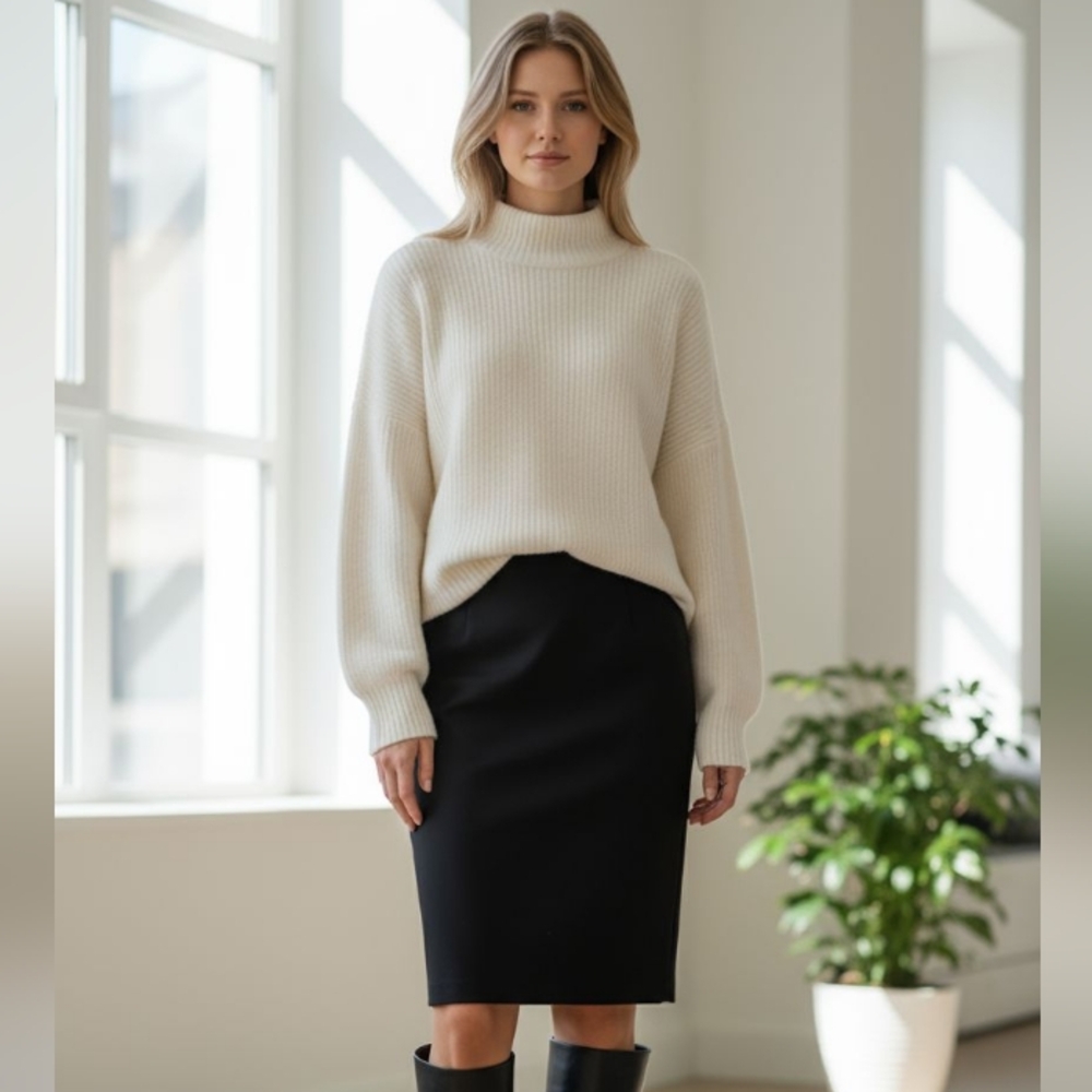 Banana Republic Skirt High Waist Pencil Skirt NWT 16Tall $70 Retail - Picture 6 of 7